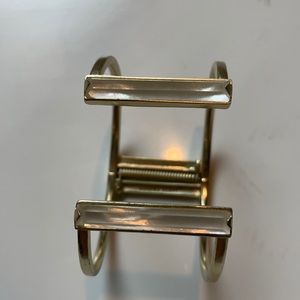 Kendra Scott Gold cuff with white/ivory accent